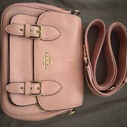 Pastel Pink Coach Bag 