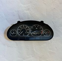 BMW E46 3-Series Speedometer Instrument Cluster Gauges MPH OEM Bosch (contact info removed)1303