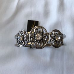 Genuine Crystal hinged Bracelet- Cookie Lee