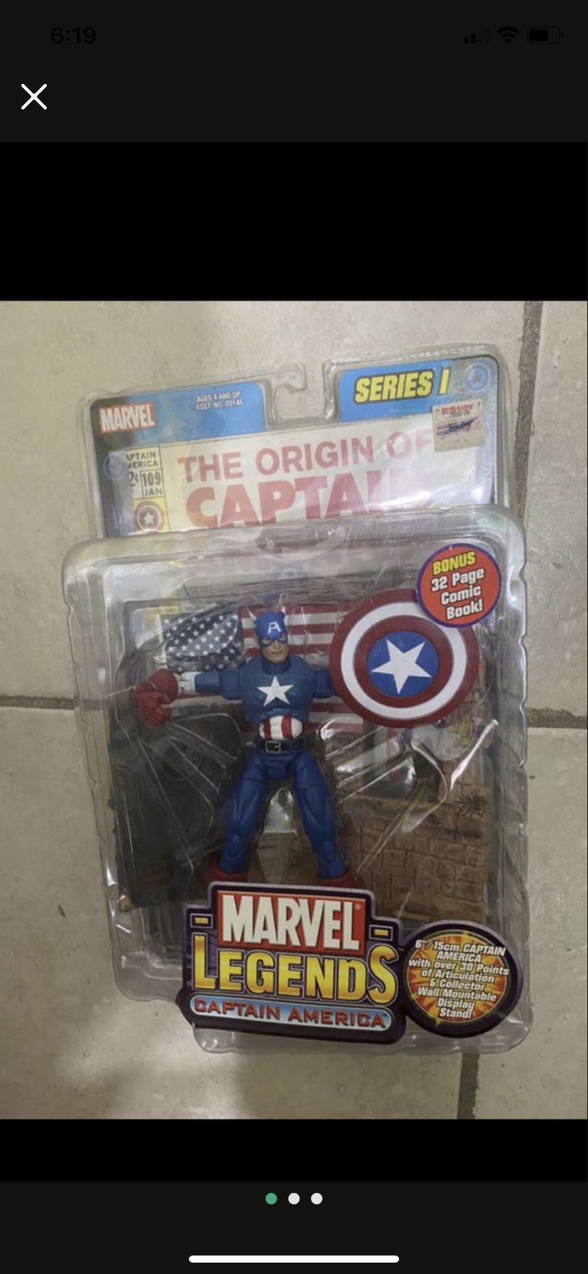 Captain America Marvel Legends Action Figure