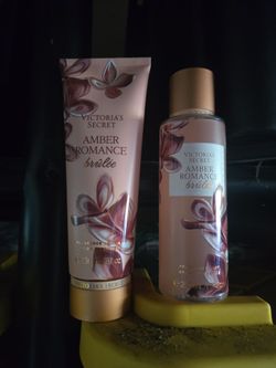 Victoria's Secret Amber Romance Brûlée Lotion & Mist Set