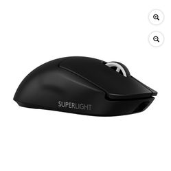 Logitech G Pro X Superlight 2 Lightspeed Wireless Gaming Mouse, Lightweight, Black