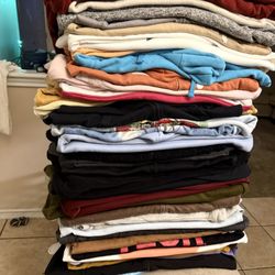 Sweaters and jackets and joggers for men and women