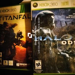 Lot XBOX 360 Titanfall & Halo 3 ODST 2 Disc Multiplayer 