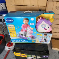 VTech Prance and Rock Learning Unicorn, Rocker to Rider Toy, Motion-Activated Responses
