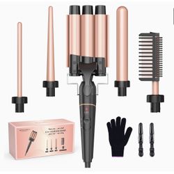 5 In 1 Curling Wand Set