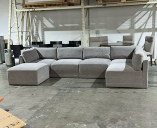 Thomasville Fallon 6-Piece Modular Sectional w/ Ottoman (Costco)