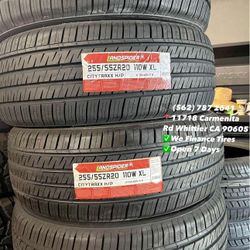 255/55R20 Landspider Set of Tires Installed and Balanced Set de Llantas Nuevas Instaladas y Balanceadas