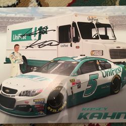 Kasey Kahne autographed herocard