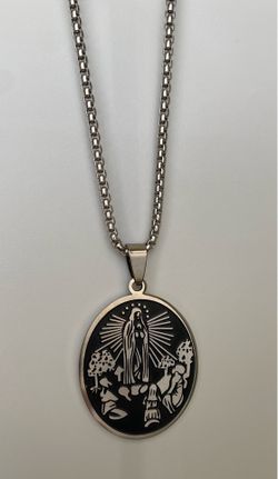 ✨🕊️VIRGIN & CHILDREN PENDANT & CHAIN