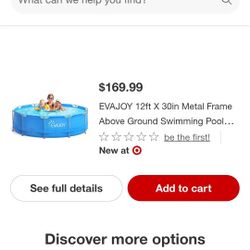 12x30 Round Framed Swimming Pool