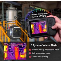 KAIWEETS KTI-K01 Touch-Screen Thermal Imaging Camera w Wi-Fi, 256x192 resolution
