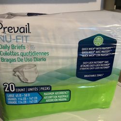 Large Adult Diapers/ Depends 