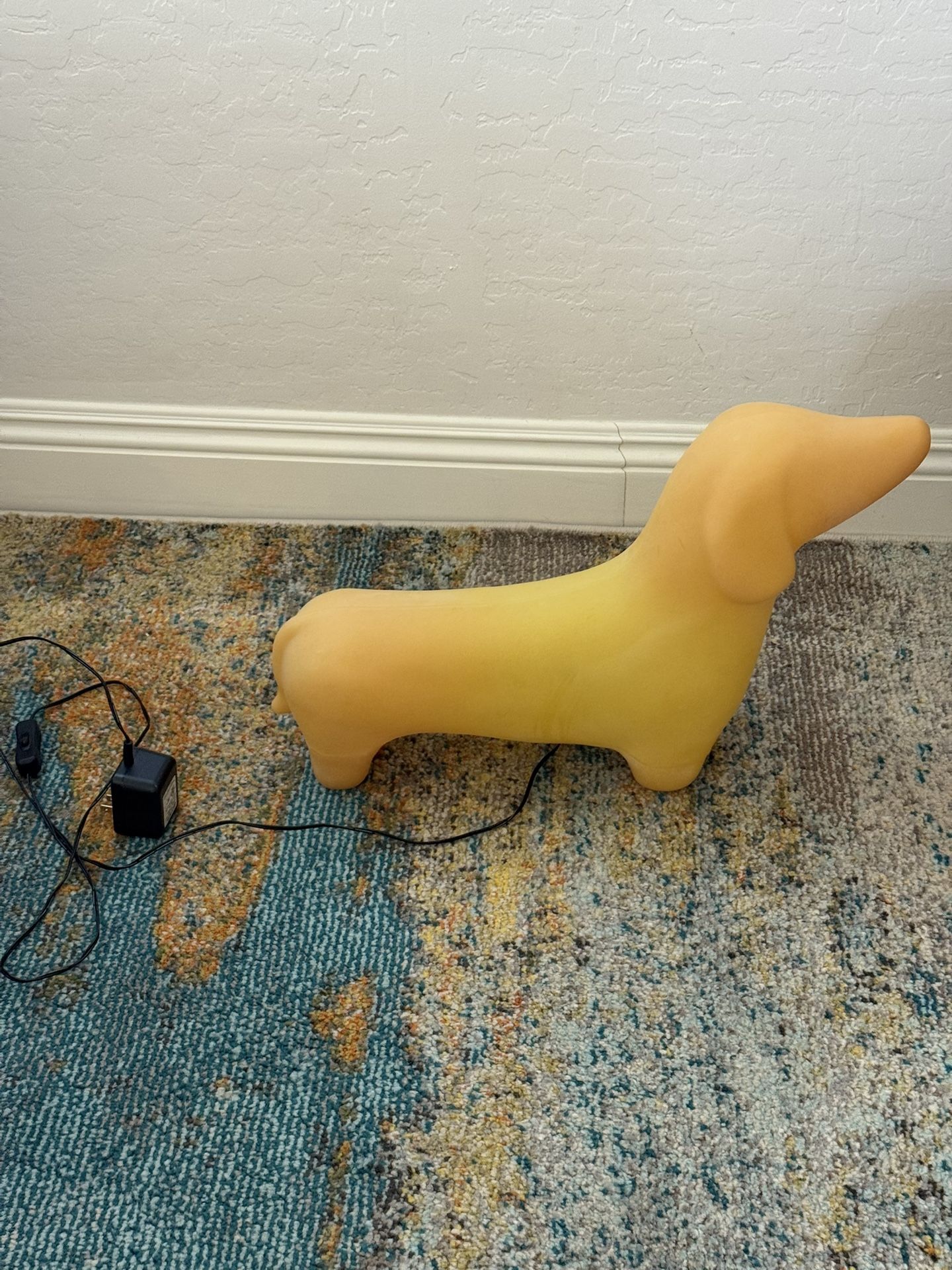 Dachshund Lamp/night Light Approx 21 Inches Long