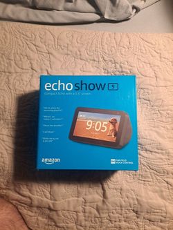 Amazon - Echo Show 5, Smart display - Charcoal