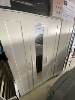 White Ikea Wordrobe Closets 