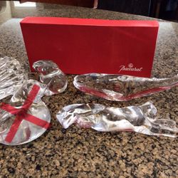 Baccarat France Crystal Figurines And Paperweights … $50 - $125 Each