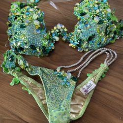 Poison Ivy Custom Green Bikini 