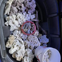 Dry Live Rock Saltwater Aquarium Fish Tank Haitian Pukani Caribsea Tonga Rubble