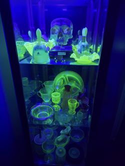 Uranium Glass & Custard