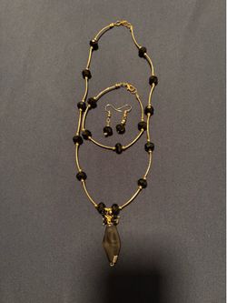 Juego de collar pulsera aretes