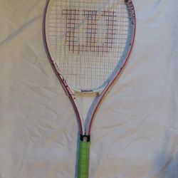 Pink Wilson Tennis Racket