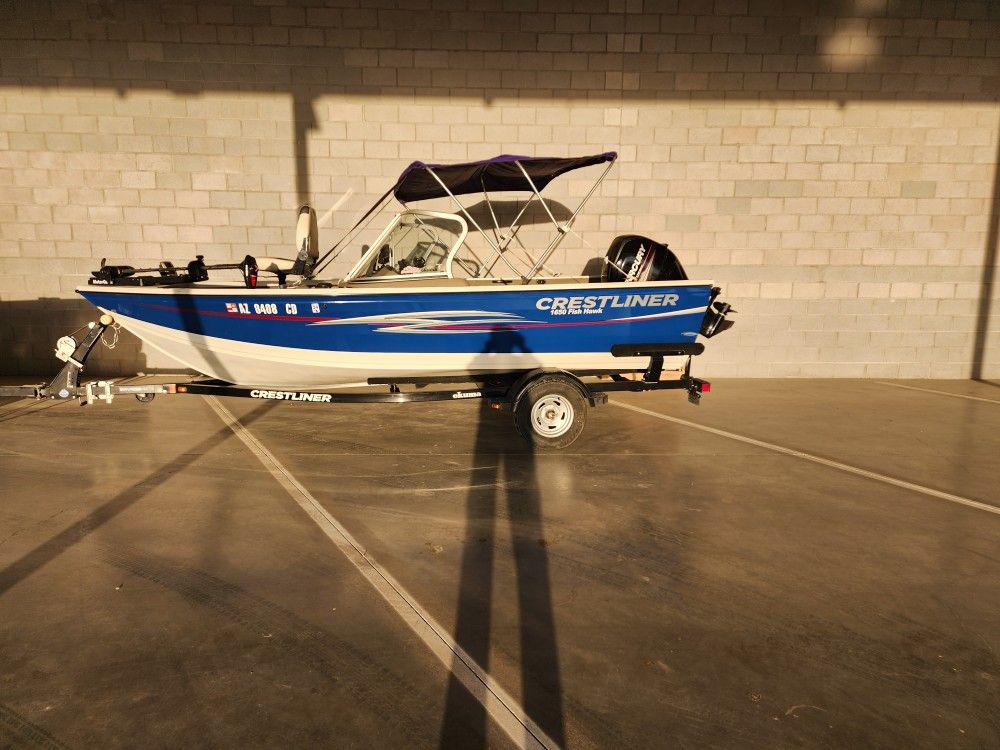 2013 Crestliner Fish hawk 1650.deep V