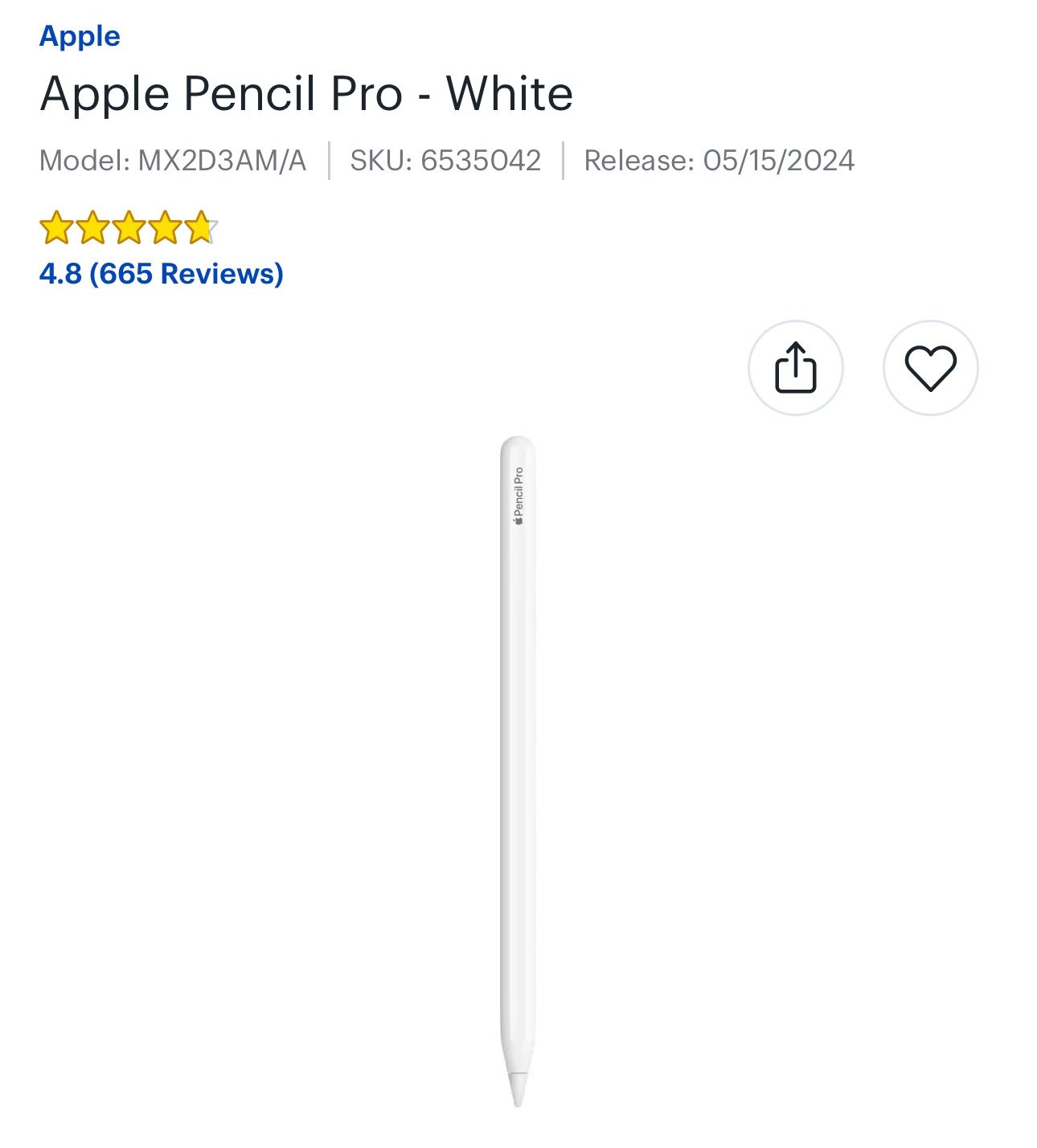 Apple Pencil Pro *New*