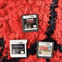 Nintendo DS / 3DS Games Bundle (Zelda, Spider-Man, Fullmetal Alchemist)