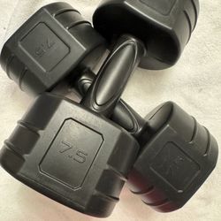 10lbs & 7.5lbs Dumbbells 