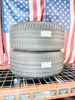 ✅ 2 USED TIRES 275/35ZR21 MICHELIN PILOT SPORT4 ALL SEASON 2753521