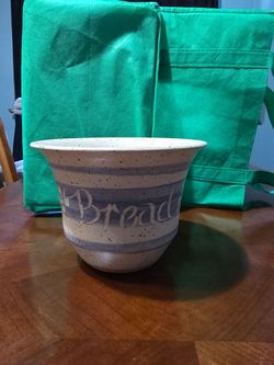Ceramic Bread Crock Stoneware