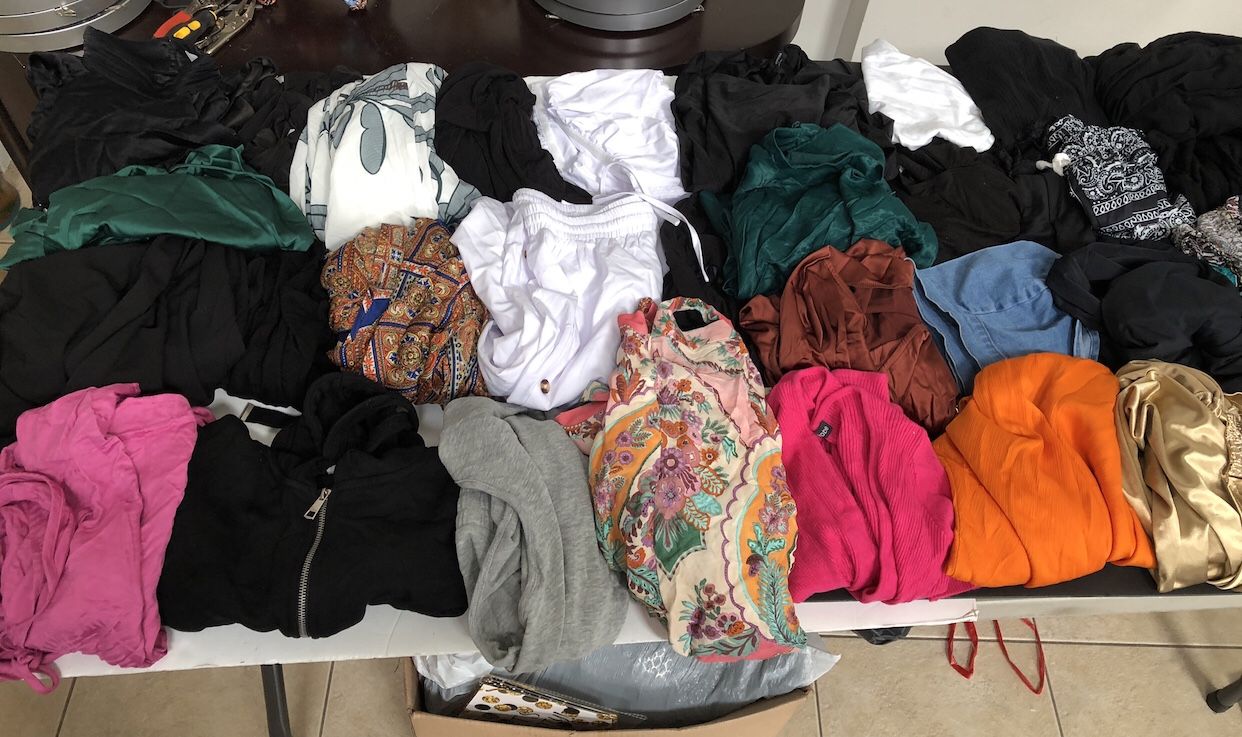 Women’s Clothing Lot (35)Pcs. All  Size XL Fashion Nova, Zara, Naked Wardrobe, Meshki, and More 