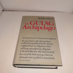 The Gulag Archipelago: An Experiment in Literary Investigation by Aleksandr Solzhenitsyn HC DJ 1st ed. 1974