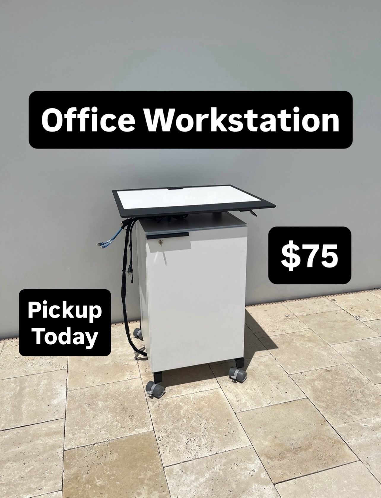 Office Height Adjustable Workstation (1 Available) Pickup Today!