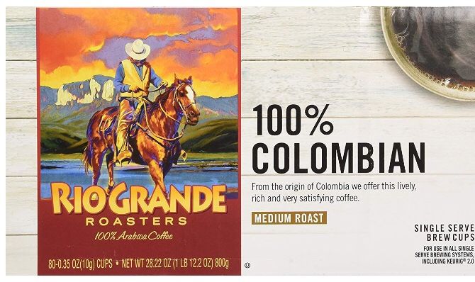 Rio Grande Roasters Colombian Coffee Single Serve K-Cups