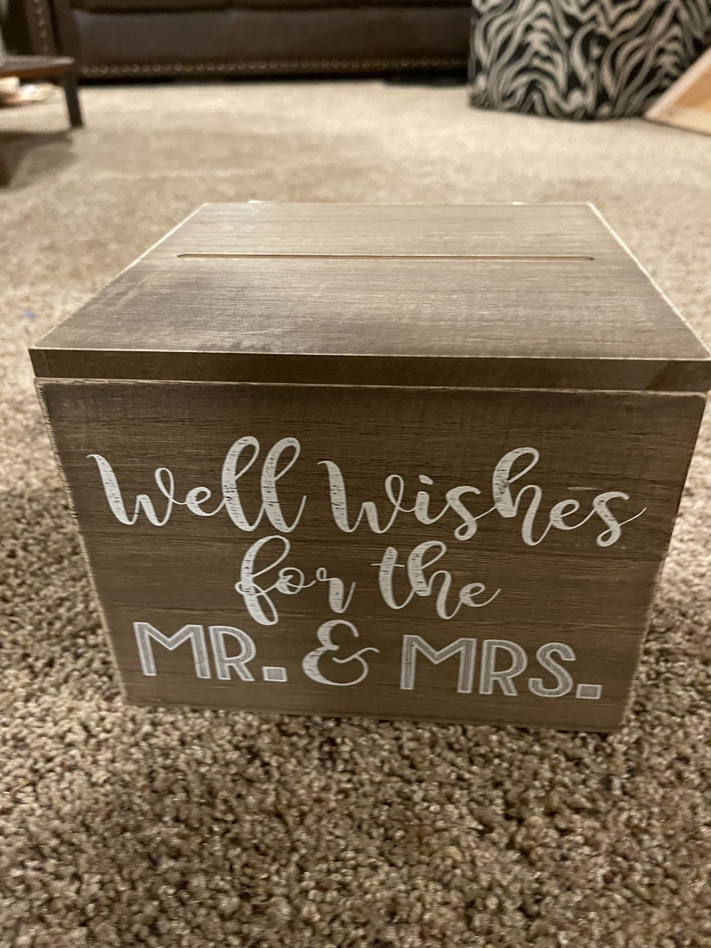 Well Wishes For mr And Mrs Box