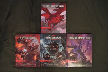 DND 5E 2014 CORE RULEBOOKS BUNDLE