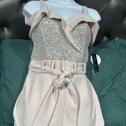 Jumpsuit, Color Ivory, Talla 6