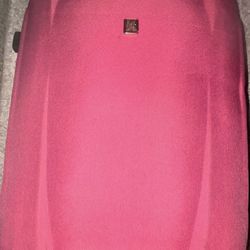 Gently Used Large Pink Luggage 
