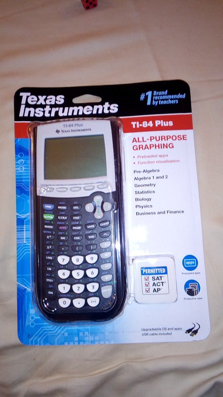 Texas instruments Ti-84 plus. Graphing calculator.