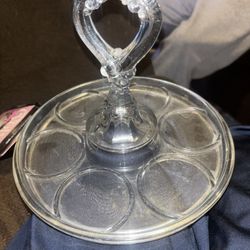 Vintage Glass Drink Holder