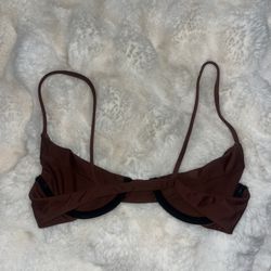 Brown Benoa Swim bikini Top