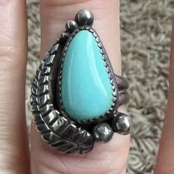 Sterling Silver Turquoise Ring 