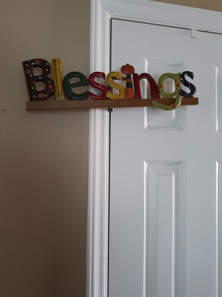BLESSINGS FALL DECOR