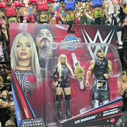 WWE Liv Morgan & Dirty Dominik Mysterio Figures Main Event Showdown Series 25