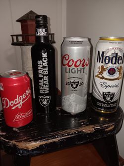 Raiders Collectible Beverage Cans