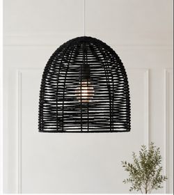 Lulu Beehive Pendant Light Black 21-21 inç