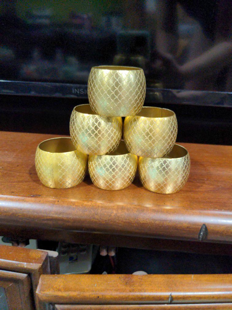 Gold Napkin Rings