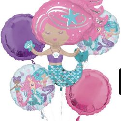 Mermaid Party Balloons 